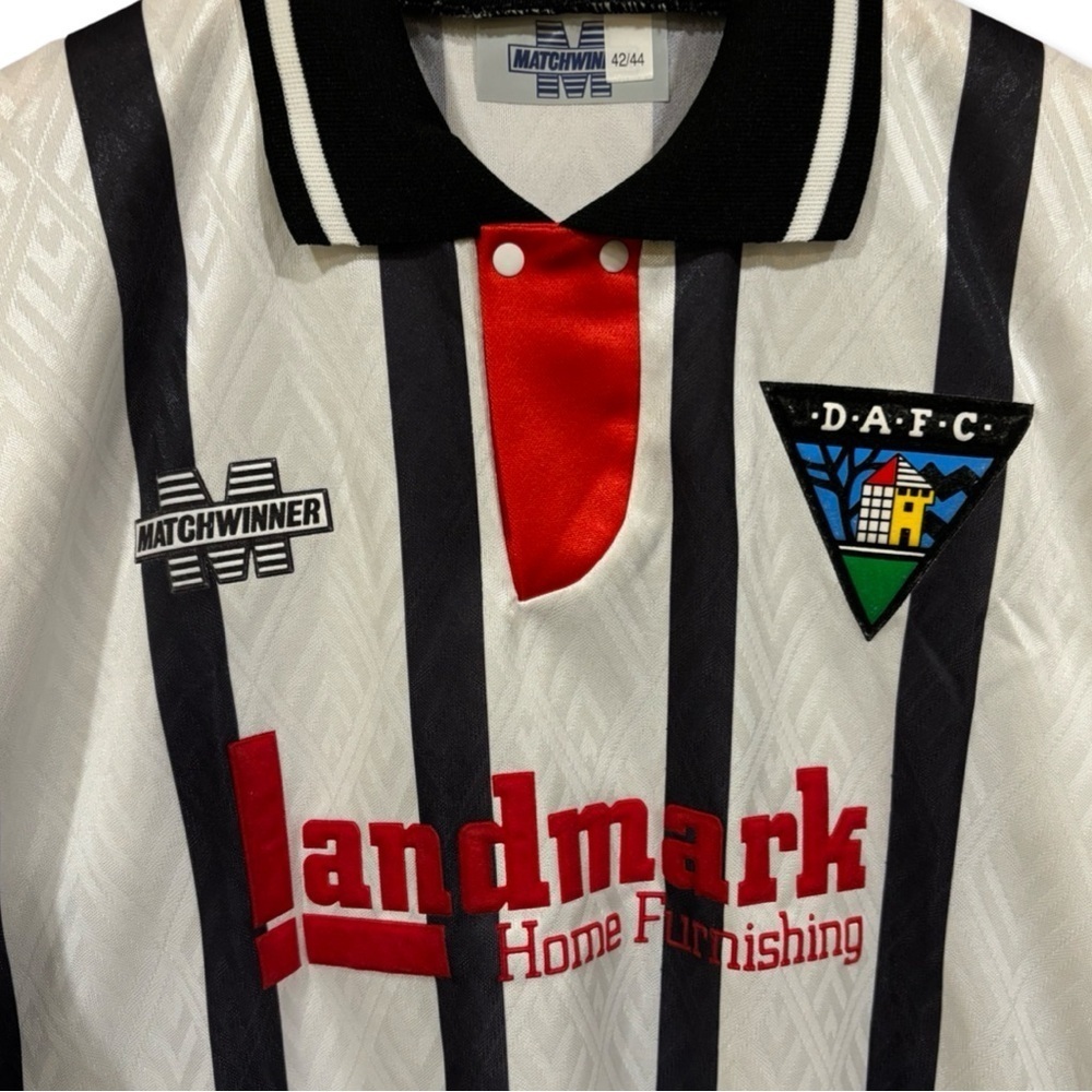 RARE DUNFERMLINE ATHLETIC 1994 - 1996 HOME SHIRT FOOTBALL SOCCER MATCHWINNER - Picture 2 of 4